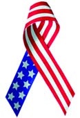 USA support our troops ribbon
